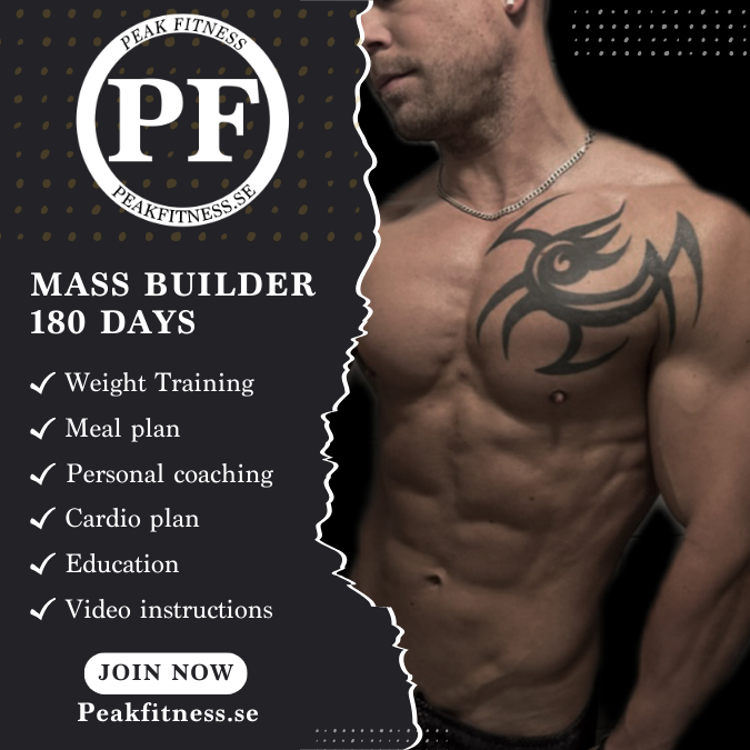 180 days mass builder with weekly evaluations/updates