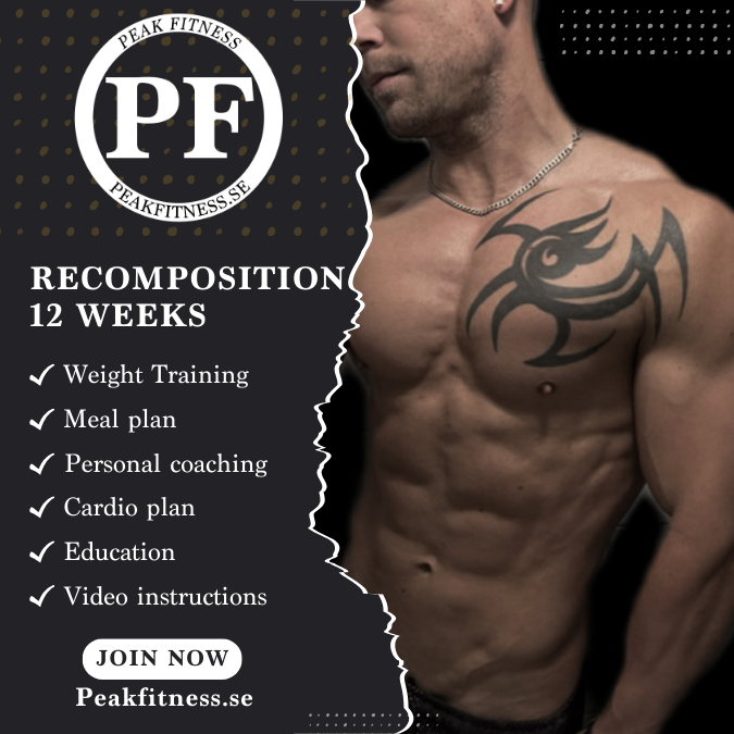 12 Weeks recomposition with weekly evaluations/updates